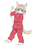 1girl 2024 2d_art 40hara 40原 animal_ears animal_humanoid asian_clothing bangs barefoot bottomwear braided_hair cat_ears cat_girl cat_humanoid cat_tail child chinese_clothing clothed clothing clothing_request east_asian_clothing feet felid felid_humanoid feline feline_humanoid female general green_eyes hair highres humanoid kinako_(40hara) long_sleeves mammal mammal_humanoid original pants paw_pose pixiv_121662733 pixiv_554102 pose safe shirt simple_background solo standing tail tan_hair topwear white_background young young_female young_humanoid うちのねこが女の子でかわいい きなこ(嫌パン) オリジナル ニャンフーきなこフィギュア~おきがえコレクション~ 擬人化 // 1500x1962 // 256.5KB