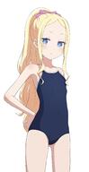 1girl absurdres alternate_hairstyle alternative_hairstyle beatrice_(re_zero) beatrice_(zero) blonde_hair blue_eyes blue_swimsuit blush bows_(fashion) breasts camui1104 child clothing collarbone competition_school_swimsuit cowboy_shot curls ecchi fanart fanart_from_pixiv female female_only flat_chest hair_bow hair_ornament hair_ribbon highlights highres light-skinned light-skinned_female little_girl long_hair looking_at_camera looking_at_viewer md5_mismatch na-suke old_school_swimsuit one-piece_swimsuit one_piece_swimsuit petite pixiv ponytail q questionable re_zero_kara_hajimeru_isekai_seikatsu resolution_mismatch ribbon school_swimsuit sensitive sidelocks simple_background small_breasts solo standing swimsuit symbol-shaped_pupils thighs tied_hair twin_drills white_background zero_kara_hajimeru_isekai_seikatsu // 1812x3530 // 464.9KB