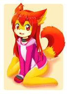 1_female 1girl asdf21 borrowed_character canine female fox furry kemono long_hair mammal mature open_mouth pixiv_5446694 pixiv_66089752 red_eyes red_hair safe smile solo はっと ケモロリ ダイアナちゃん メスケモ // 1046x1461 // 724.8KB