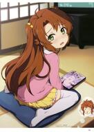2girls ahoge anime_yorozu_illubon antenna_hair blush bodily_fluids brown_hair child comic_market comic_market_90 crying fang fangs feet female from_behind green_eyes hair_bobbles hair_ornament hair_ribbon koshigaya_komari koshigaya_natsumi little_girl long_hair long_sleeves looking_at_viewer looking_back looking_up looking_up_at_viewer mature milky_been! multiple_females multiple_girls non_non_biyori ogipote ogipote_-_荻pote open_mouth pov ribbon safe scan sitting skirt tears television thigh-highs thighhighs thighs trembling two_side_up white_legwear young zettai_ryouiki // 2475x3500 // 6.0MB