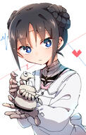 android background black_hair blue_eyes boku_no_tsuma_wa_kanjou_ga_nai dress duo fanart fanart_from_pixiv female light_background mamoru_(boku_no_tsuma_wa_kanjou_ga_nai) mina_(boku_no_tsuma_wa_kanjou_ga nai) nya pixiv short_hair simple white_background white_dress // 1564x2468 // 1.6MB