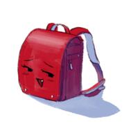 1girl backpack bag blush commentary english_commentary fang general half-closed_eyes mastodon_113828276586509979 mastodon_baraag.net objectification open_mouth orenjipiiru original randoseru red_bag shadow simple_background smug white_background wysteria // 1000x1000 // 318.9KB