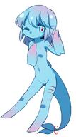 1_female 1girl animal_tail ass ass_visible_through_thighs blue_eyes blue_hair blue_sclera blue_skin colored_pupils colored_sclera colored_skin commentary_request female filet_(kai_himo) fins fish_tail flat_chest full_body gills gradient_hair head_fins highres kai_himo kamaboko_(mato225) long_hair looking_at_viewer mature monster_girl multicolored_hair multicoloured_hair no_feet no_hands no_nipples no_pussy nude one_eye_closed original pink_hair pov red_pupils safe solo tail thighs // 838x1500 // 429.6KB