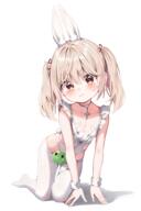 animal_ears azur_lane bunny_ears bunny_girl cosplay garter le_malin_(azur_lane) loli mannack no_bra pantyhose questionable see_through tail // 4280x6420 // 9.2MB