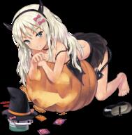 1_female 1girl art barefoot black_dress costume demon_horns demon_tail demon_wings dress feet female grecale_(halloween)_(kancolle) grecale_(kancolle) grecale_(kantai_collection) halloween hat headwear horns jack-o'-lantern jiji jiji_(aardvark) jijis-waifus kantai_collection official_art safe sensitive ship_turret single_thighhigh tail thigh-highs thighhighs transparent_background turret wings witch_hat // 537x546 // 236.2KB