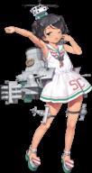 1girl atfbooru.ninja black_eyes black_hair braid child commentary_request dress female full_body general headgear jiji jiji_(aardvark) kantai_collection machinery mole mole_under_eye neckerchief official_art one_eye_closed open_mouth rigging rudder_footwear s safe sailor_collar sailor_dress scirocco_(kancolle) scirocco_(kantai_collection) sensitive ship_turret short_hair sleeveless sleeveless_dress solo transparent_background turret two_side_up white_dress white_sailor_collar // 537x1010 // 122.6KB