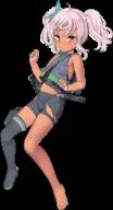 1girl ahoge bangs black_boots black_footwear black_skirt black_vest boots bow closed_mouth clothing comandante_cappellini_(kancolle) dark-skinned_female dark_skin female full_body green_bow green_eyes grey_hair hair_bow highlights jiji_(aardvark) kantai_collection loli long_hair looking_at_viewer midriff multicolored_hair navel official_art open_vest pettanko pigtails pink_hair questionable sensitive shoes single_barefoot single_shoe single_thigh_boot skirt solo streaked_hair tagm tan tanline tanlines thigh_boots torn_clothes torn_skirt transparent_background twintails vest white_hair // 447x828 // 69.0KB