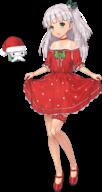 1_female 1girl art bad_id bad_twitter_id bangs bare_shoulders blunt_bangs christmas dress eyebrows eyebrows_visible_through_hair female footwear full_body garrison_cap green_eyes grey_hair hair_ornament hair_ribbon hair_scrunchie hat headwear jiji jiji_(aardvark) jijis-waifus kantai_collection long_dress long_hair maestrale_(christmas)_(kancolle) maestrale_(kancolle) maestrale_(kantai_collection) mary_janes mature no_socks official_art one_side_up open_mouth red_dress red_scrunchie ribbon safe santa_hat scrunchie sensitive shoes silver_hair solo source_request strapless strapless_dress tan tan_lines tanline tanlines tanned transparent_background // 528x992 // 111.8KB