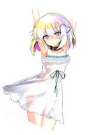 1 1girl 770520488 alicesoft arm_behind_head armpits arms_up bangs bare_shoulders black_collar blush breasts closed_mouth collar commentary_request cropped_legs dohna_-issho_ni_warui_koto_o_shiyou- dohna_dohna dohna_dohna_issho_ni_warui_koto_o_shiyou dress eroge eyebrows eyebrows_visible_through_hair female female_focus green_hair green_ribbon hair_between_eyes hair_ornament heart heart_hair_ornament light_background loli looking_at_viewer multicolored_hair multicoloured_hair no_panties nopan nose_blush pink_hair pixiv pixiv_5598737 pixiv_85488613 porno porno_(dohna_dohna) questionable r-18 red_eyes ribbon safe see-through see_through sensitive shionji_ax silver_hair simple_background sleeveless sleeveless_dress small_breasts solo spiked_collar spikes summer_dress two-tone_hair white_background white_dress white_hair しおんじ アリスソフト アリスソフト1000users入り エロゲ ドーナドーナ ポルノ ポルノ(ドーナドーナ) // 1654x2339 // 1.0MB