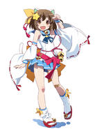 10s 1_female 1girl 3 animal_ears art bandage bandaid bandaid_on_knee bandaid_on_leg bell blush board brown_eyes brown_hair cat_ears d detached_sleeves ears etotama fang fangs female full_body general geta hair_ornament hair_ribbon high_resolution highres imageboard_desourced koike_satoshi mature non-web_source nyaa-tan official_art open_mouth pleated_skirt ribbon ribbon-trimmed_sleeves ribbon_trim safe sailor_collar sensitive shirt short_hair simple_background skirt sleeveless sleeveless_shirt smile socks solo star star_(symbol) star_hair_ornament tail watanabe_akio white_background white_legwear white_socks wrist_cuffs wristband // 1462x2048 // 912.9KB