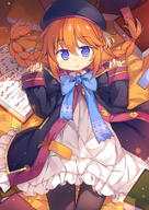 1_female 1girl bangs beret black_coat black_hat black_headwear black_legwear black_pantyhose black_tights blue_bow blue_eyes blush book bow braid brown_hair chinese_commentary coat commentary_request dress eyebrows eyebrows_visible_through_hair female fred04142 frilled_coat frilled_dress frills from_above hair_between_eyes hands_up hat headwear highres hood hood_down hooded_coat long_hair long_sleeves looking_at_viewer lying o on_back open_book open_clothes open_coat open_mouth pantyhose parted_lips photoshop_(medium) princess_connect! princess_connect!_dive princess_connect!_re_dive safe school_uniform sensitive sleeves_past_wrists solo st._theresa's_girls_academy_school_uniform twin_braids twin_tails twintails white_dress yuni_(princess_connect!) ユニ(プリコネ) 優妮醬 水佾 // 850x1200 // 803.8KB