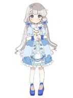 1girl asymmetrical_bangs blue_dress blue_footwear blush braid braided_bangs dress full_body general grey_hair highres hisakawa_nagi idolmaster idolmaster_cinderella_girls long_hair looking_at_viewer mary_janes own_hands_together petticoat puffy_short_sleeves puffy_sleeves remiri_nicoeli shoes short_sleeves simple_background solo steepled_fingers twintails very_long_hair white_background wrist_cuffs // 1536x2048 // 172.7KB