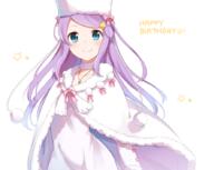 1_female 1girl anastasia_hoshin bangs blue_eyes bow cape choker collarbone dress female female_focus floating_hair fur fur-trimmed fur-trimmed_cape fur-trimmed_sleeves fur_trim hair_bow hair_ornament happy_birthday hat headwear jewelry long_hair long_sleeves looking_at_viewer mikami_(nemu_mohu) necklace nemu_mohu pink_bow pov purple_hair re_zero_kara_hajimeru_isekai_seikatsu safe sensitive simple_background smile solo standing star star_(symbol) star_hair_ornament swept_bangs very_long_hair white_background white_cape white_dress white_hat white_headwear zero_kara_hajimeru_isekai_seikatsu みかみ エキドナ(リゼロ) エミリア(リゼロ) サテラ(リゼロ) スバエミ リゼロ リゼロ1000users入り レム(リゼロ) // 889x709 // 406.6KB