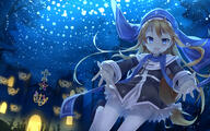 blonde_hair blue blue_eyes blush building cross dress fred04142 gloves hat long_hair magi_in_wanchin_basilica night nun pantyhose scarf tree xiao_ma // 1920x1200 // 814.5KB