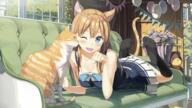 animal_ears anime_girls artwork cat_girl catgirl catperson cats ears female game_cg kantoku nekomimi // 3840x2160 // 6.9MB