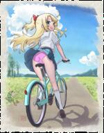 1girl 2025 2d_art 3 accidental_exposure ahoge antipopper ass bicycle blonde_hair blue_skirt blue_sky blush bow brown_footwear cameltoe clothes_lift clothing cloud contentious_content day elementary elementary_(lolipope) feet female female_focus flower footwear from_behind green_eyes hair_bow hair_ornament happy high_resolution himesaka_noa kneehighs kneepits large_filesize legs legwear light-skinned light-skinned_female limited_visibility loli long_hair looking_at_viewer looking_back miniskirt noa open_mouth outdoors panchira panties pantsu path pink_clothing pink_panties pink_underwear pixiv_133684745 pixiv_13848971 pleated_skirt ponytail questionable ribbon riding riding_bicycle road sailor_collar school_uniform sensitive serafuku shirt shoes short_sleeves skirt skirt_lift sky smile socks solo thighs tied_hair tree underwear uniform upskirt very_high_resolution watashi_ni_tenshi_ga_maiorita! white_legwear white_sailor_collar white_shirt white_socks wind wind_lift younger_female // 2344x3001 // 11.6MB