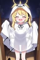 1 1girl 2025 2d_art ^_^ black_ribbon black_tail black_wings blonde_hair blue_archive blush closed_eyes commentary d demon_girl demon_horns demon_tail demon_wings door doorway facing_viewer feet_out_of_frame female female_focus ghost_costume hair_ribbon halloween halloween_costume halo happy hood hood_up horns ibuki_(blue_archive) legs loli long_hair open_door open_mouth pixiv_136916231 pixiv_96781624 pixivhalloweeneffect pointy_ears ponytail questionable r-18 ribbon round_teeth see-through see-through_silhouette sensitive side_ponytail smile solo standing tail teeth thighs tied_hair trick-or-treating upper_teeth_only user_pska2738 wings yellow_halo zing zing_(z_z_zing) イブキ シルエット ハロウィン ブルアカ ブルーアーカイブ ロリ 丹花イブキ // 2000x3000 // 2.5MB
