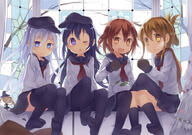 10s 4_females 4girls akatsuki_(kancolle) akatsuki_(kantai_collection) black_legwear black_pantyhose black_socks black_thighhighs blue_eyes brown_eyes brown_hair commentary_request fang fangs feet female flat_cap folded_ponytail fred04142 hair_tie hair_up hat headwear hibiki_(kancolle) hibiki_(kantai_collection) ikazuchi_(kancolle) ikazuchi_(kantai_collection) inazuma_(kancolle) inazuma_(kantai_collection) kantai_collection legwear long_hair long_sleeves majokko_(kancolle) majokko_(kantai_collection) mittens multiple_females multiple_girls neckerchief no_shoes one_eye_closed open_mouth pantyhose photoshop_(medium) pixiv_1391233 pixiv_44456646 ponytail purple_eyes purple_hair red_neckerchief red_neckwear safe sailor_hat sailor_uniform scarf school_uniform schoolgirl_uniform sensitive serafuku silver_hair sitting smile snow_bunny snow_rabbit socks thigh-highs thighhighs tied_hair uniform very_long_hair violet_eyes white_hair zettai_ryouiki 冬の響曉雷電 水佾 // 900x635 // 422.4KB