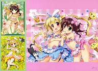 2_females absurd_resolution absurdres angel animal_ears animal_tail bikini blonde_hair bow brown_hair bunny_ears canine cat_ears cat_tail collarbone dog dress duo ears fake_animal_ears fake_tail feet female field flat_chest flower flower_field from_above fujima_takuya green_eyes hair_between_eyes hair_bow hair_ornament halo headdress high_resolution lingerie loli long_hair looking_at_viewer lying male mammal midriff multiple_females navel nekomimi on_back original panties red_eyes safe scan see-through short_hair striped_bow striped_panties striped_pattern swimsuit tagme tail tied_hair toes transparent twintails underwear undressing very_high_resolution very_long_hair viewed_from_above vividgarden wardrobe_malfunction white_panties white_underwear wings wrist_cuffs yande.re young // 5668x4091 // 3.9MB