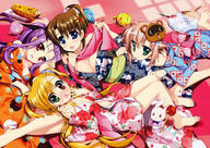 10s 4_females absurd_resolution absurdres art barefoot blush breasts candy_apple cleavage corn d fan feet female floral_print food fujima_takuya happy heterochromia high_resolution huge_filesize japanese_clothes kimono large_breasts lutecia_alpine lying lyrical_nanoha mahou_shoujo_lyrical_nanoha mahou_shoujo_lyrical_nanoha_vivid mature miura_rinaldi multiple_females navel o official_art on_back on_stomach open_mouth p paper_fan scan small_breasts smile toes tongue tongue_out uchiwa vivio water_balloon window_shade yagami_hayate yukata // 9921x7007 // 13.5MB
