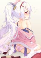 1_female 69211475_p0_-_.png animal_ears ass azur_lane blush bottle bunny_ears butt_crack commentary_request drunk ears fake_animal_ears feet female from_behind gradient_hair hair_ornament headband high_resolution in_profile jacket laffey_(azur_lane) lavender_hair long_hair looking_at_viewer looking_back multicolored_hair off_shoulder open_shirt panties parted_lips pink_eyes pink_hair posterior_cleavage profile questionable red_eyes sankaku_channel seiza shirt shoulder_blades sitting sleepy socks solo strap_slip striped_panties striped_pattern thigh-highs tied_hair tofu1601 touhu1601 twintails twintails_day two-tone_hair two_tone_hair underwear wariza white_hair white_legwear wine_bottle yande.re ラフィー // 1254x1771 // 1.3MB
