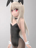 1_female animal_ears black_legwear bunny_ears bunny_girl bunny_suit contentious_content detached_collar ears fake_animal_ears fate fatekaleid fatekaleid_liner_prisma_illya female flat_chest high_resolution highres illyasviel_von_einzbern loli mature pantyhose rabbit_ears red_eyes safe silver_hair simple_background siraha tags wrist_cuffs young // 976x1300 // 405.3KB