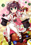 1_female absurd_resolution absurdres ace_of_hearts animal_ears animal_tail art bell billiards black_bow black_footwear black_hat black_headwear black_ribbon blush bow bowtie breasts brown_hair candy_hair_ornament card card_(object) cat_ears cat_girl cat_tail catgirl checkered checkered_background collarbone copyright cue_ball cue_stick dice dress dress_flower ears eyebrows_visible_through_hair female flower flower_request food_themed_hair_ornament footwear frilled_dress frilled_hairband frilled_legwear frilled_shirt frills fujima_takuya fur fur-trimmed fur-trimmed_legwear fur_trim green_eyes hair_between_eyes hair_ornament hair_ribbon hair_tie hairband hat hat_bow headwear heels high_resolution highres holding holding_card holding_object lily_(flower) looking_at_viewer low_twintails mary_janes o official_art outstretched_hand parted_lips pinafore_dress pink_dress pink_flower pink_frills pink_rose platform_footwear pool_table red_bow_ornament red_hairband red_neckwear red_ribbon red_stripes ribbon rose safe scan shirt shoe_flower shoes single_stripe sitting small_breasts solo sparkle_background striped_bow striped_pattern tagme tail tail_bell thigh-highs thighs tied_hair tongue twintails very_high_resolution white_flower white_frills white_legwear white_shirt white_stripes yande.re zettai_ryouiki // 2869x4091 // 1.6MB