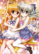 00s 10s 4_females absurd_resolution ahoge art asymmetrical_hair blonde_hair blue_eyes blush breasts brown_hair carousel closed_mouth dress einhart_stratos fate_testarossa female fujima_takuya green_eyes green_hair hair_ornament hair_ribbon hand_holding hands_on_another's_hips heterochromia high_resolution large_breasts long_hair looking_at_viewer lyrical_nanoha mahou_shoujo_lyrical_nanoha mahou_shoujo_lyrical_nanoha_strikers mahou_shoujo_lyrical_nanoha_vivid multiple_females multiple_riders official_art open_mouth ponytail purple_eyes red_eyes ribbon safe scan shiny shiny_hair short_sleeves side_ponytail sitting skirt sleeveless_outfit smile tagme takamachi_nanoha takamichi_vivio thigh-highs tied_hair twintails very_high_resolution very_long_hair vivio yande.re yuri // 2642x3665 // 3.6MB
