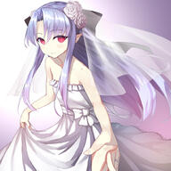 1_female apo_(apos2721) blue_hair blush dress eyebrows_visible_through_hair female flat_chest flower long_hair looking_at_viewer melty_blood point_of_view red_eyes ring sidelocks tsukihime wedding wedding_dress // 1000x1000 // 584.8KB
