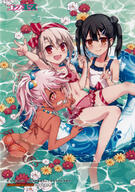 10s 3_females alternate_hairstyle alternative_hairstyle art ass bare_shoulders barefoot bead_necklace beads bikini black_hair brown_eyes brown_skin chloe_von_einzbern collarbone copyright d dark_skin double_bun fate fatekaleid fatekaleid_liner_prisma_illya feet female floatie flower grin hair_bobbles hair_clip hair_ornament hair_up hairband hairclip hand_holding high_resolution hiroyama_hiroshi holding_hands illyasviel_von_einzbern innertube interlocked_fingers jewelry kuro_von_einzbern loli lolibooru lolibooru.moe long_hair miyu_edelfelt multiple_females necklace not_for_sale official_art open_mouth orange_bikini partially_submerged peace_sign pearl_necklace pink_bikini pink_hair polka_dot polka_dot_bikini polka_dot_swimsuit ponytail pool red_eyes ribbon safe scrunchie side-tie_bikini smile swimsuit thigh_ribbon tied_hair twintails v water white_hair wrist_scrunchie young // 1044x1480 // 1.4MB
