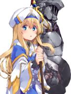 10s 1_female adyisu armor bangs blonde_hair blue_dress blue_eyes blush commentary commentary_request danbooru danbooru-safebooru dress eyebrows_visible_through_hair female full_armor gelbooru goblin_slayer goblin_slayer! hair_between_eyes hat headwear helm helmet holding holding_object holding_staff long_hair long_sleeves male mature o parted_lips pixiv_71091423 priestess_(goblin_slayer!) safe safebooru simple_background solo_focus staff twitter_username two-handed very_long_hair white_background white_hat white_headwear wide_sleeves ゆーま&てまき ゴブスレ1000users入り ゴブリンスレイヤーと女神官 女神官(ゴブリンスレイヤー) 小鬼を殺す者 // 600x800 // 565.8KB