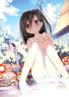 1_female 5_nenme_no_houkago absurd_resolution asymmetrical_hair barefoot black_hair blush brown_eyes building bush bushes camel_toe cloud cloudy_sky day feet female garden_hose hair_ornament hair_scrunchie hair_tie hands high_resolution hose house kantoku long_hair o one-piece_swimsuit one_side_up original parted_lips partially_submerged plaid ponytail pool red_eyes safe scan school_swimsuit scrunchie shizuku_(kantoku) short_hair side_ponytail sitting sky solo swimsuit tartan telephone_pole tied_hair toes very_high_resolution wading wading_pool water wet white_school_swimsuit white_swimsuit // 2129x3000 // 1.6MB
