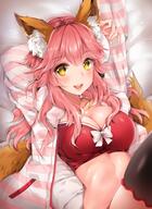 1_female animal_ear_fluff animal_ears animal_tail arms_up bangs black_legwear blush bra breasts cleavage commentary_request danbooru danbooru-safebooru ears fate fateextra fateextra_ccc fategrand_order female fox_ears fox_tail gelbooru hair_between_eyes high_resolution jacket large_breasts legwear long_hair long_sleeves looking_at_viewer lying mature nia_(leafunia) nia_(narumeia) on_back open_clothes open_jacket open_mouth open_shirt pink_hair pink_jacket red_bra safe safebooru shirt sidelocks smile solo striped striped_jacket tail tamamo_(fate)_(all) tamamo_no_mae tamamo_no_mae_(fate) thigh-highs underwear yande.re yellow_eyes // 1100x1512 // 1.7MB