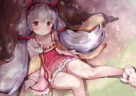 1_female animal_ears azur_lane blush bunny_ears cherry_blossom cherry_blossoms clothes_lift collarbone commentary_request dress ears eyebrows_visible_through_hair fake_animal_ears female hair_between_eyes hairband high_resolution jacket knees_together_feet_apart laffey_(azur_lane) laffey_(new_year_rabbit)_(azur_lane) lolibooru.moe long_hair looking_at_viewer mochiyuki o open_clothes open_jacket panties pink_jacket point_of_view questionable red_dress red_eyes safe sankaku_channel silver_hair sitting skirt skirt_lift slippers solo tied_hair tree twintails underwear yande.re // 2047x1447 // 3.5MB