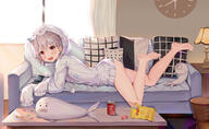 1 1_female 2d absurd_resolution animal_hood anime anime_girls art artwork ass barefoot can candy_wrapper clock couch digital_media explicit fate fategrand_order feet female general grey_hair high_resolution hokori_sakuni hood hoodie lampshade legs_up loli_face long_sleeves looking_at_viewer lying mature official_art on_couch on_stomach open_mouth original phone pillow point_of_view portrait project-sp red_eyes safe sankaku_channel series shirakami_haruka short_hair sleeves_past_fingers sleeves_past_wrists soda_can soles solo stuffed_seal stuffed_toy table thighs very_high_resolution virtual_youtuber x1097520624 仕事絵 无题 白神遥 绊 顔を埋めたい尻 // 4200x2592 // 2.9MB