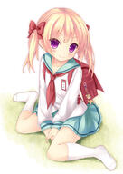 1_female 1girl 2d_art background backpack bag blonde_hair blush bow brown_ribbon child contentious_content explicit feet female female_focus female_only grass hair_bow hair_ornament hair_tie knee_highs kneehighs kneeling loli lolibooru.moe long_hair looking_at_viewer mature name_tag no_shoes original original_character pixiv_41332707 pixiv_6751 point_of_view purple_eyes questionable randoseru real_person red_bow red_ribbon ribbon ryo ryo@わんわん ryo_(botsugo) ryo_(botugo) ryo_bbb safe sailor_uniform sankaku_channel school_bag school_uniform schoolgirl_uniform serafuku short_hair short_twintails simple_background sitting skirt smile socks solo solo_female tied_hair twintails uniform wariza white_background white_legwear young しょうがくせい ぺたん座り まったく、小学生は最高だぜ!! ツインテールの日 女児力 // 800x1131 // 362.7KB