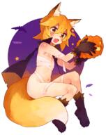 1_female alternate_costume animal_ear_fluff animal_ears animal_feet animal_gloves animal_tail arm_bandages atfbooru.ninja bandage bandaged_leg bandages bandages_around_chest bangs bat blonde_hair blush breasts cape danbooru ears explicit eyebrows eyebrows_visible_through_hair fangs female flat_chest flesh_fang flower fluffy_tail footwear fox_ears fox_tail gloves hair_between_eyes hair_flower hair_ornament halloween holding holding_pumpkin jack-o'-lantern loli lolibooru.moe lolicon looking_at_viewer mature naked_bandage navel night night_sky open_mouth orange_eyes orange_hair paw_gloves paw_shoes paws point_of_view pumpkin questionable ribbon rimukoro sarashi senko_(sewayaki_kitsune_no_senko-san) sewayaki_kitsune_no_senko-san shoes short_hair simple_background sky small_breasts solo star_(sky) tail underage yellow_eyes young // 634x800 // 385.7KB