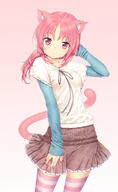 1_female < absolute_territory animal_ears animal_humanoid animal_tail blush brown_skirt cat_ears cat_humanoid cat_tail character e621 ears felid felid_humanoid feline feline_humanoid female frilled_skirt frills frown gradient gradient_background hair hand_on_head high_resolution human humanoid legwear loli long_hair long_sleeves looking_at_viewer mammal mature original pink_background pink_eyes pink_hair point_of_view ponytail primate red_eyes ribbon-trimmed_clothes ribbon_trim safe shirt simple_background skirt solo striped striped_legwear tagme tail thigh-highs tied_hair white_shirt young zizi_(ttie) zizi_(zz22) zz22 // 744x1213 // 270.0KB