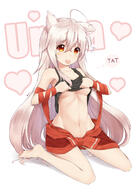 10s 1_female ahoge animal_ears artist_name bangs bare_shoulders barefoot belly blush breasts chiya chiya_(urara_meirochou) cleavage clothes_lift collarbone commentary_request copyright_name doujin ears english english_text explicit feet female flower flying_sweatdrops full_body groin hair_between_eyes heart high_resolution kneeling lifted_by_self long_hair looking_at_viewer mature medium_breasts midriff mouth_hold navel neps neps-l pixiv_60838520 point_of_view questionable red_eyes sankaku_channel shirt shirt_lift silver_hair simple_background sitting soles solo stomach tank_top tears text thought_bubble top_lift underboob urara_meirocho urara_meirochou urara迷路帖 very_long_hair wariza white_background うらら迷路帖 うらら迷路帖500users入り ちや 千矢 涂鸦 烏羅羅迷路帖 // 1240x1753 // 1.1MB