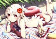 1_female ass atfbooru.ninja ball bare_legs barefoot beach beach_towel beachball bikini blonde_hair blurry blush bracelet breasts cross cross_necklace cup depth_of_field drink drinking_glass drinking_straw fate fatekaleid fatekaleid_liner_prisma_illya feet female flower flowers food fruit fueru_nattou garter hair_flower hair_ornament hat headwear hibiscus ice ice_cube illyasviel_von_einzbern innertube japanese_clothes jewelry kimono leg_garter leg_ribbon legs loli lolicon long_hair looking_at_viewer lotion lying magical_ruby mature necklace pink_eyes point_of_view red_eyes ribbon safe silver_hair skirt small_breasts smile solo straw_hat striped_towel sunscreen swim_ring swimsuit towel tropical_drink wand water_float wristwear young イリヤちゃん 増える納豆 // 1518x1075 // 1.8MB