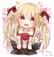 10s 1_female 1girl 2017 2d_art 3 alternate_hairstyle anzu_ame artist_name blonde_hair blush bunching_hair clown_222 clownwolc d dated explicit eyebrows_visible_through_hair fang fangs female flower granblue_fantasy hair_between_eyes head_wings long_hair looking_at_viewer open_mouth pixiv_61349766 point_of_view red_eyes rose safe sankaku_channel shingeki_no_bahamut signature smile solo tied_hair translation_request twintails twintails_day twitter_username upper_body vampy vania_(shingeki_no_bahamut) wings ヴァンピィちゃんつめあわせ // 845x900 // 661.9KB