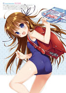 1_female 1girl absurd_resolution absurdres arm_up ass backpack bag blue_eyes blush brown_hair chikotam child explicit female from_behind general high_resolution highres loli long_hair looking_back one-piece_swimsuit one_arm_up open_mouth original photoshop_(medium) questionable randoseru ribbon safe sankaku_channel school_swimsuit smile solo swimsuit thighs underage very_high_resolution yande.re young // 1911x2700 // 2.2MB