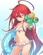 00s 1_female ;) ahoge alastor_(shakugan_no_shana) alternate_eye_color alternative_eye_color archway_of_venus ascii_media_works ass_visible_through_thighs bikini bikini_skirt blue_innertube brown_eyes contentious_content contrapposto cowboy_shot error explicit female female_focus female_only flat_chest focus_on_female_character foreshortening hair_between_eyes holding huge_ahoge innertube jewelry loli lolibooru.moe long_hair looking_at_viewer midriff navel necklace one_eye_closed pendant point_of_view polka_dot questionable red_hair roke safe sankaku_channel shakugan_no_shana shana simple_background smile solo solo_female standing stomach swimsuit thighs very_long_hair water_gun white_bikini white_swimsuit wrist_cuffs yellow_eyes young // 690x876 // 105.7KB