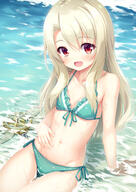 1_female arm_support bangs beach bikini blonde_hair blush breasts clip_studio_paint collarbone commentary_request d day explicit eyebrows_visible_through_hair fate fatekaleid fatekaleid_liner_prisma_illya female gelbooru general green_bikini hair_between_eyes hand_on_own_stomach high_resolution illyasviel_von_einzbern long_hair looking_at_viewer magical_ruby navel ocean open_mouth outside platinum_blonde platinum_blonde_hair point_of_view red_eyes safe side-tie_bikini sitting small_breasts smile solo swimsuit thighs tomifumi tomisaka123_ritsu-drms wand wet イリヤたそ トミフミ プリズマ☆イリヤ5000users入り 緑ビキニ // 1032x1457 // 871.7KB