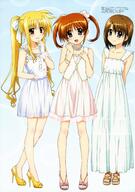 3_females absurd_resolution art blonde_hair blush brown_hair dress explicit fate_testarossa feet female footwear heels high_heels high_resolution legs long_hair lyrical_nanoha mahou_shoujo_lyrical_nanoha mahou_shoujo_lyrical_nanoha_&_nanoha_a's mahou_shoujo_lyrical_nanoha_a's mahou_shoujo_lyrical_nanoha_the_movie_2nd_a's megami multiple_females official_art okuda_yasuhiro open_mouth open_shoes red_eyes safe sandals scan shoes short_hair smile takamachi_nanoha tied_hair toes twintails yagami_hayate yande.re // 2967x4216 // 3.0MB