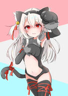 1_female absurd_resolution animal_ear_fluff animal_ears animal_tail armwear bangs bare_shoulders bell black_gloves black_legwear black_leotard blue_background blush breasts cat_ears cat_tail center_opening creator dangeroes_beast_(illya) ears elbow_gloves fate fatekaleid_liner_prisma_illya female fur fur_collar general gloves grey_background hair_between_eyes hairband hand_up high_resolution illyasviel_von_einzbern jingle_bell legwear leotard loli lolibooru.moe long_hair looking_at_viewer multicolored multicolored_background multicoloured navel nekomimi open_mouth paw_gloves paws pink_background point_of_view questionable red_eyes red_ribbon ribbon safe sankaku_channel simple_background small_breasts solo tail thighhighs thighs two_side_up underage very_high_resolution white_hair winghd young // 2480x3508 // 1.3MB