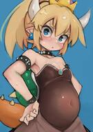 1_female 2018 57-62 animal_humanoid anthropomorphism armband armlet armpits atfbooru.ninja bangs bare_shoulders belly big_belly black_dress blonde_hair blue_background blue_eyes blush bowser bowsette bowsette_meme bracelet breasts bright_pupils cleavage clenched_hand collar collarbone commentary commentary_request contentious_content covered_navel crown danbooru dress ear_piercing earrings ears embarrassed explicit eyebrows facial_piercing female from_side furry gem gender_bender genderswap grey_sash hair hair_between_eyes hair_tie hand_on_hip hands_on_hips high_ponytail hips horn horns humanoid humanoid_pointy_ears in_profile jewelry konarofu koopa koopa_humanoid lizard_tail loli looking_at_viewer medium_hair navel new_super_mario_bros._u_deluxe nintendo parted_bangs parted_lips piercing pixiv.net pixiv_70846936 pixiv_8559995 point_of_view pointy_ears ponytail pregnant questionable reptile reptile_humanoid safe sapphire_(gemstone) sapphire_(stone) sash scalie scalie_humanoid shell short_pointy_ears sidelocks simple_background small_breasts solo source_game spiked_armband spiked_armlet spiked_bracelet spiked_collar spiked_shell spiked_tail spikes standing stomach strapless strapless_dress super_crown super_mario_1000+_bookmarks super_mario_brothers surprised tagme tail thick_eyebrows tied_hair transformation triangle_mouth turtle_shell v-shaped_eyebrows video_game wide-eyed young younger こなろふ クッパ姫！ // 635x900 // 487.1KB