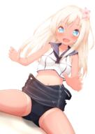 10s 1_female 1girl bewitching_thighs blonde_hair blue_eyes clip_studio_paint contentious_content covered_navel crotch_seam d dark_skin dutch_angle facing_viewer female female_focus female_only flower hair_flower hair_ornament high_resolution highres kantai_collection kikit kneeling lo500 loli lolibooru.moe long_hair looking_at_viewer midriff mochiyuki navel old_school_swimsuit one-piece_swimsuit one-piece_tan open_mouth pixiv_63043727 pixiv_827582 point_of_view questionable ro-500_(kantai_collection) safe sailor sailor_collar school_swimsuit sitting smile solo solo_female swimsuit swimsuit_pull swimsuit_under_clothes tan tan_lines tanline tanned thighs top_pull wariza young もちゆき もちゆき＠cg集制作中!!!! もちゆき＠お仕事募集中 ろーちゃん 即夜戦 呂500 艦これかわいい // 1447x2047 // 1.4MB