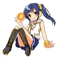 bitcoin-chan // 600x600 // 229.0KB