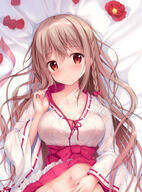 1_female 2d anime anime_girls artwork bangs bed_sheet blush bow braid breasts brown_hair cleavage collarbone covered_nipples dakimakura dakimakura_(medium) digital_media erect_nipples erect_nipples_under_clothes explicit eyebrows_visible_through_hair female from_above hair_ornament hair_ribbon hair_tie hakama hakama_lift hanahanamaki head_tilt high_resolution japanese_clothes ken12999 kimono large_breasts long_hair long_sleeves looking_at_viewer lying lying_down maeda_shiori miko navel nipples no_bra obi on_back original original_character out-of-frame_censoring pantsu parted_lips pixiv_264932 pixiv_78069604 point_of_view portrait_display questionable red_bow red_hakama red_ribbon ribbon ribbon-trimmed_kimono ribbon-trimmed_sleeves ribbon_trim sankaku_channel sash see-through shrine_maiden side_braid solo sousouman tied_hair twinbox underwear upper_body vertical very_long_hair viewed_from_above wet wet_clothes white_kimono wide_sleeves 前田栞 巫女服 // 1400x1896 // 894.7KB